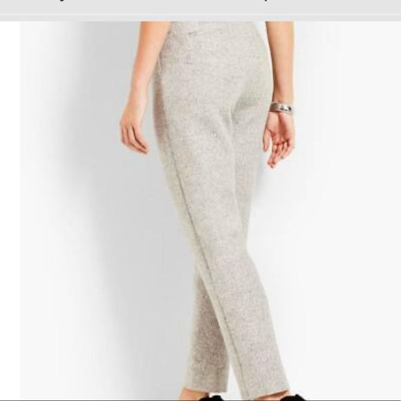 Nwt talbot's gray sparkle ankle pant size 6 - Picture 4 of 14